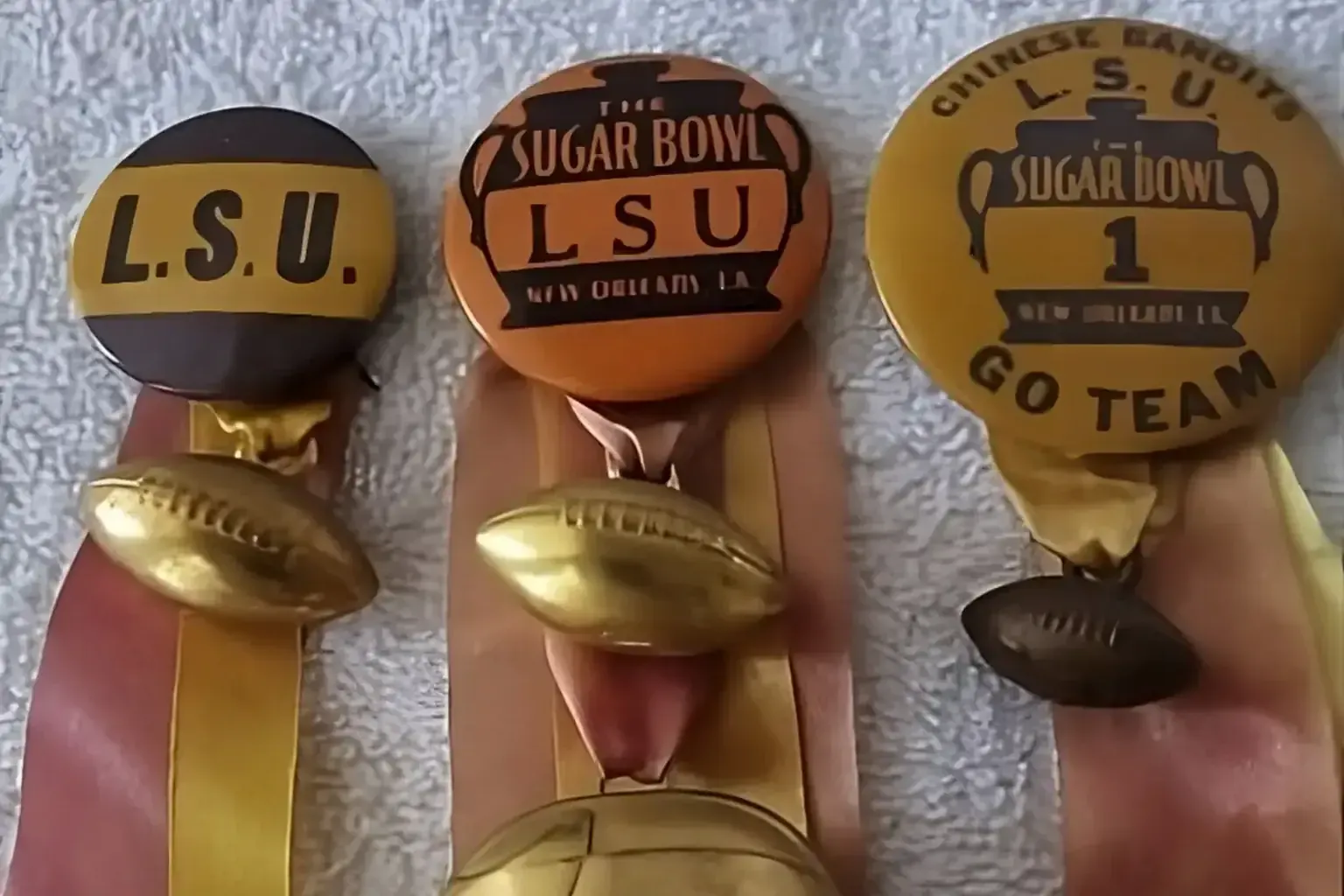Sell vintage ticket stubs — a craftsperson sighting along the finished work to check it is true